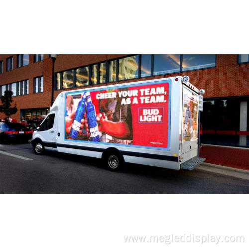 P4mm Trailer Mobile LED Display Advertising outdoor